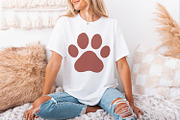 Brown Paw Print PNG, Digital, an Illustration by SharpMarketplace (Thumbnail 3 of 9)