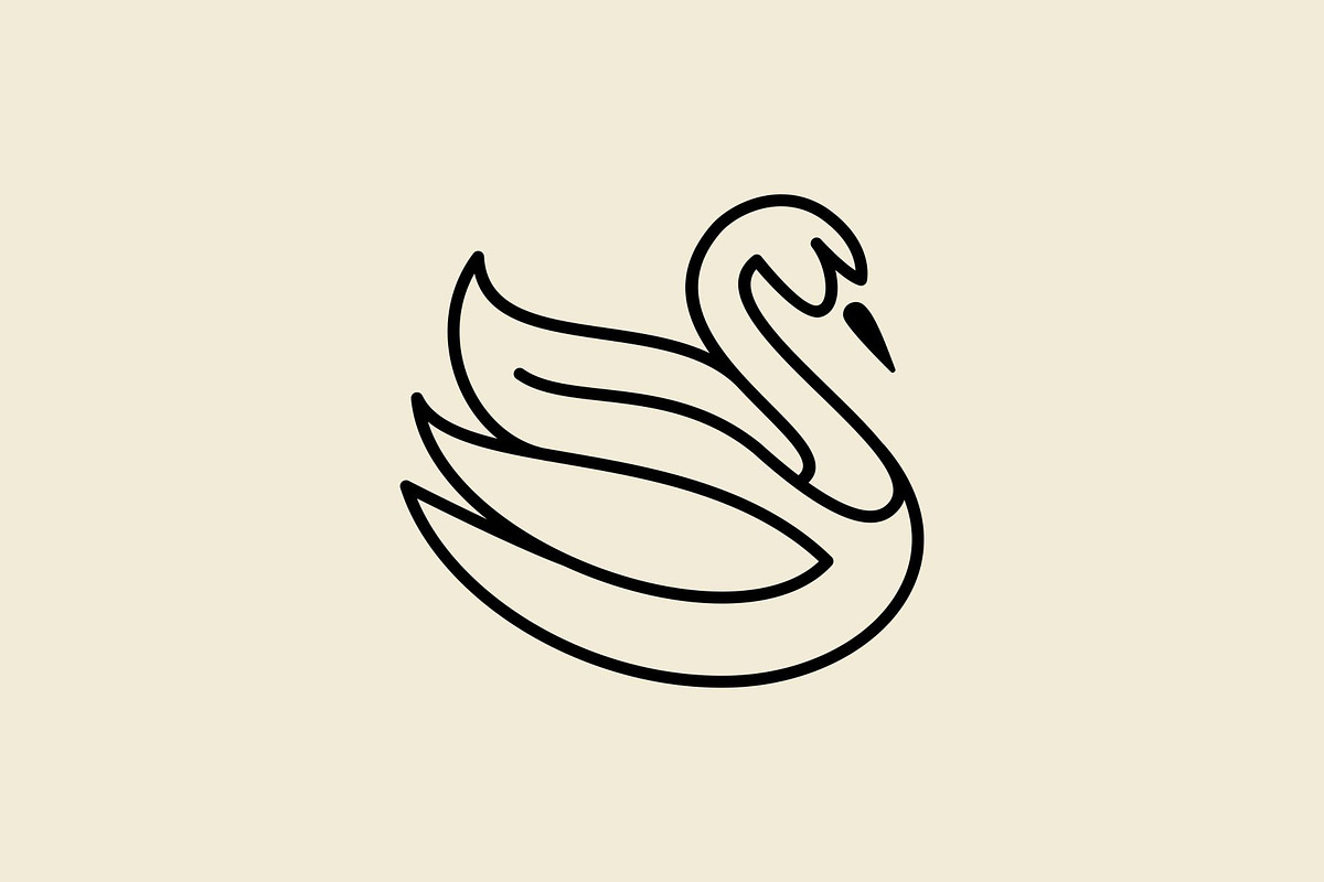 Elegant Swan Lineart Logos, a Branding & Logo Template by Buqancreative (Photo 2 of 9)