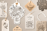 The Digital Florist Vintage Garden, an Illustration by Sophia J Caldwell (Thumbnail 2 of 20)