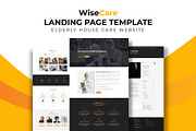 WiseCare- Elderly care HTML Template, a Bootstrap Template by nandinigraphics (Thumbnail 1 of 3)