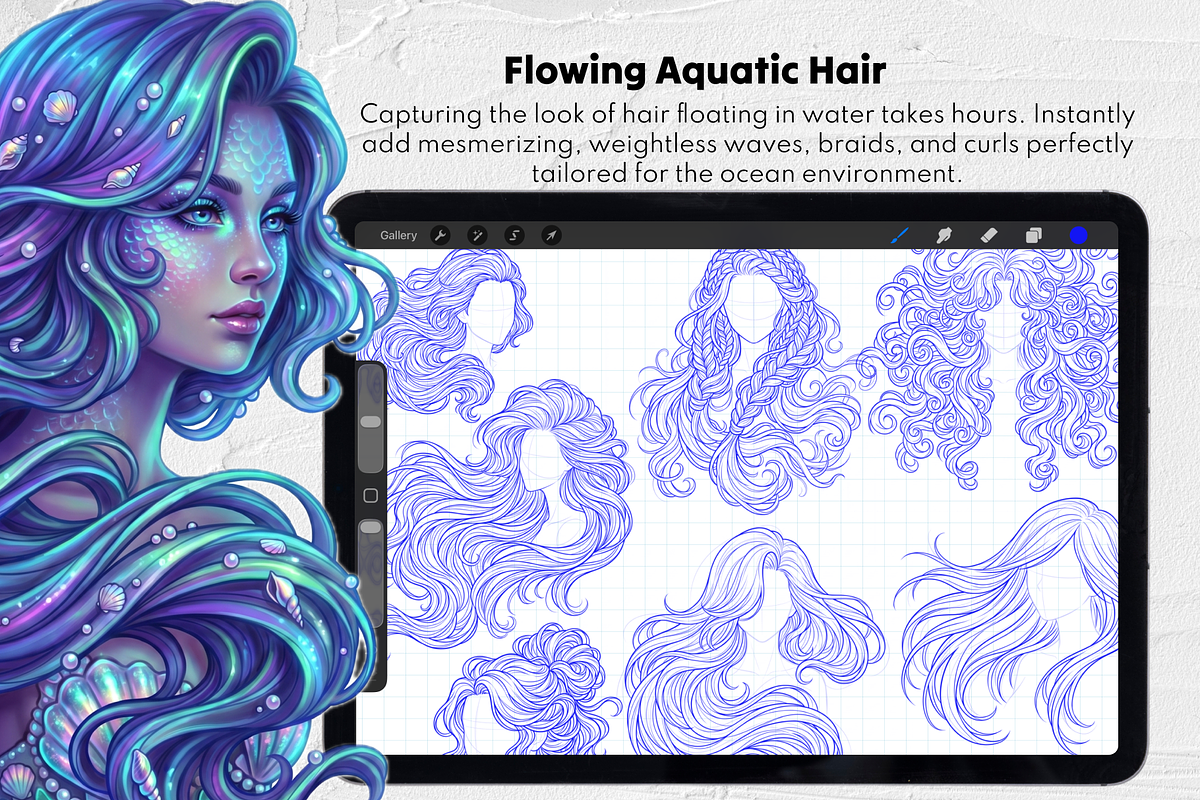 Procreate Brushes Whole Shop Bundle, a Brush Add-On by Selentaori Studio (Photo 11 of 19)