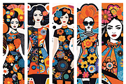 Floral Goddess Bundle, an Illustration by ETARA by Mea Hau (Thumbnail 1 of 6)