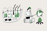 Go Green Illustrations, a Decorative Illustration by Huza Studio (Thumbnail 4 of 7)
