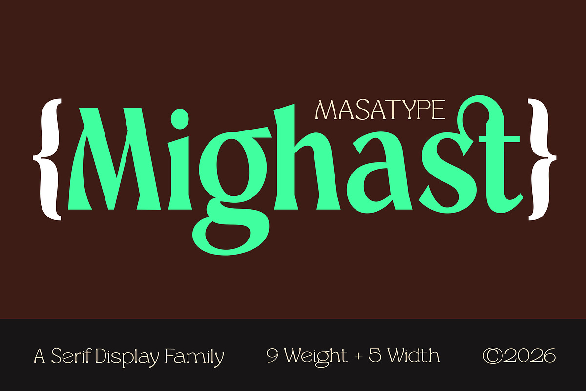 Mighast | 45 Fonts, a Serif Font by MasaType (Photo 13 of 13)