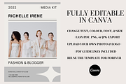 2 Page Modern Influencer Media Kit, a Social Media Template by Daily Creative (Thumbnail 2 of 5)