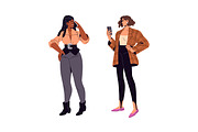 Modern diverse business women set, a Person Illustration by PaperTrident (Thumbnail 6 of 7)
