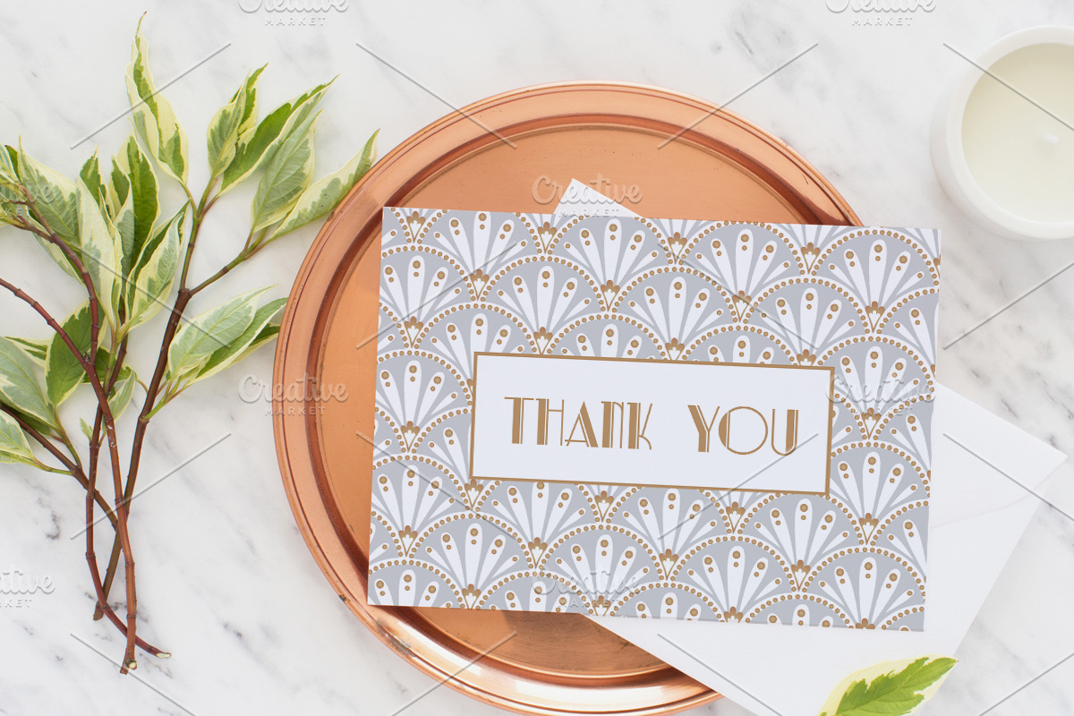 Art deco wedding suite, an Invitation Template by annago (Photo 4 of 4)