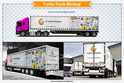 Trailer Truck Mockup PSD, an Advertising Mockup by Plus Media (Thumbnail 4 of 5)