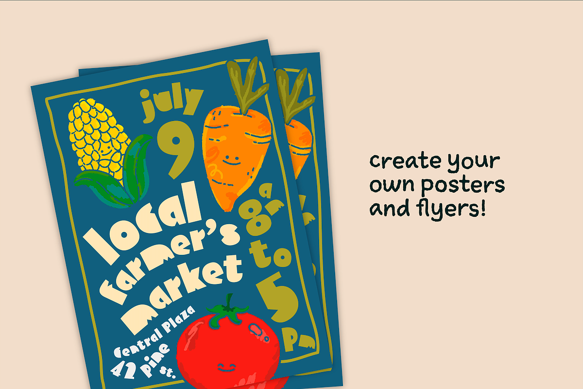 Cutie Fruit & Veggie Illustrations, an Illustration by Ashley Acevedo (Photo 5 of 6)