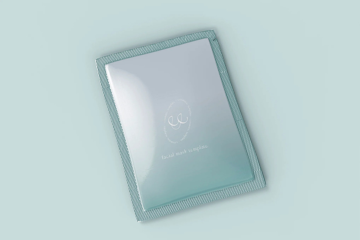 Facial Mask Mockup, an Advertising Mockup by skybluecreative (Photo 2 of 2)