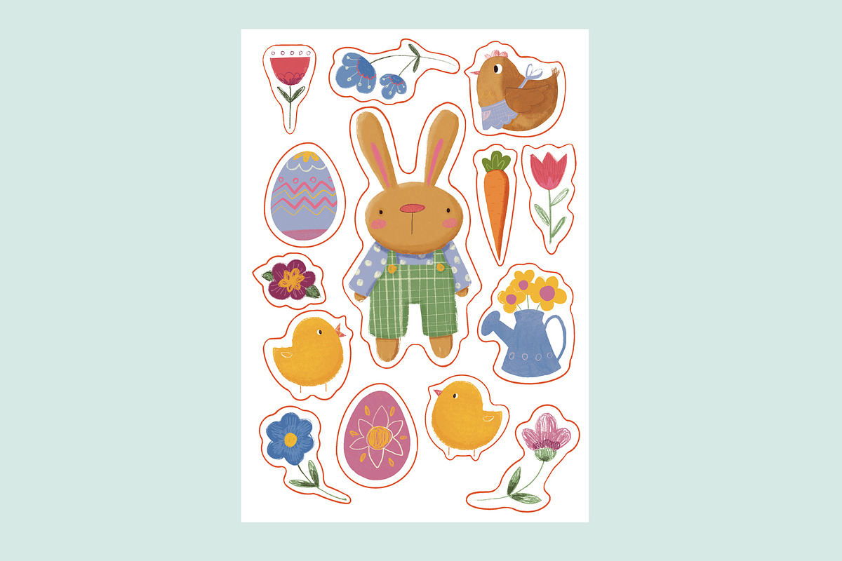 Spring stickers, a Decorative Illustration by Dashnpro (Photo 3 of 3)