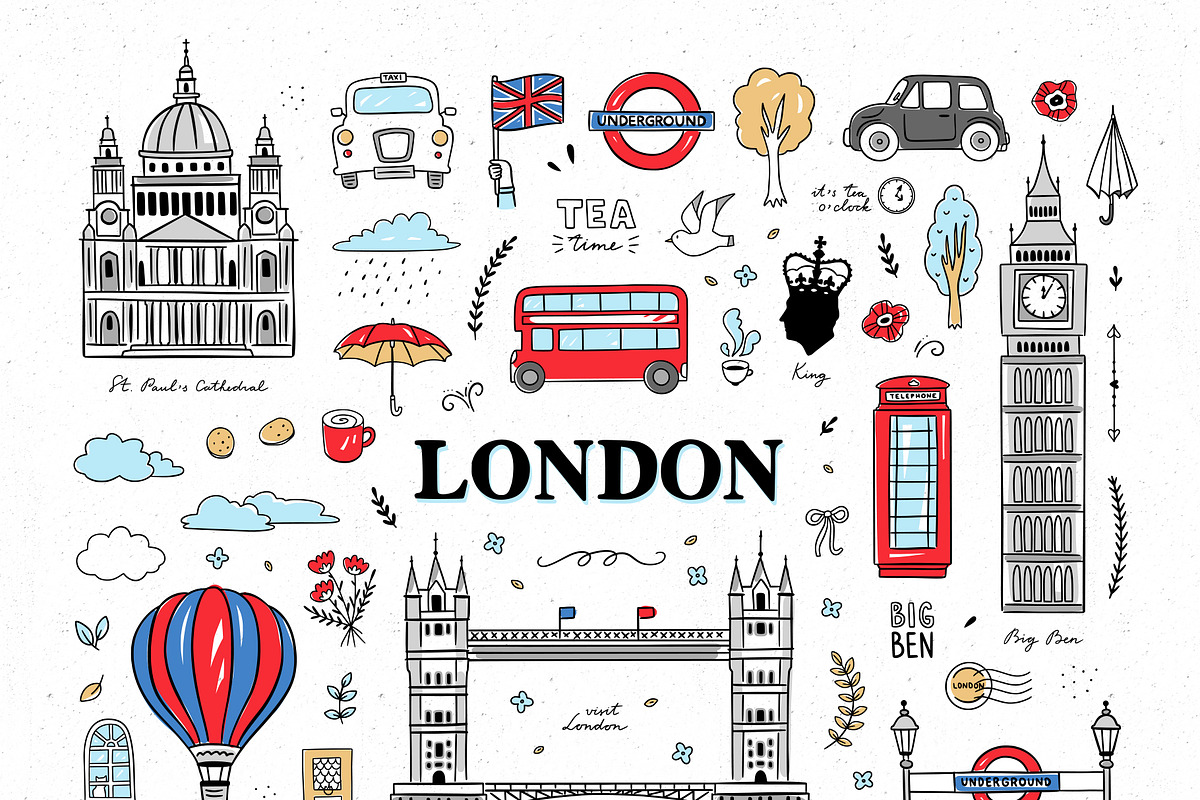 London Illustrations & Patterns, an Illustration by Redchocolate (Photo 2 of 9)