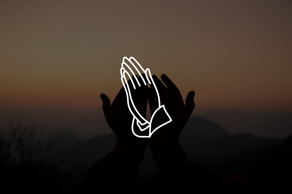 Minimalist Praying Hands Logo, a Branding & Logo Template by Luxury Logos (Photo 4 of 4)