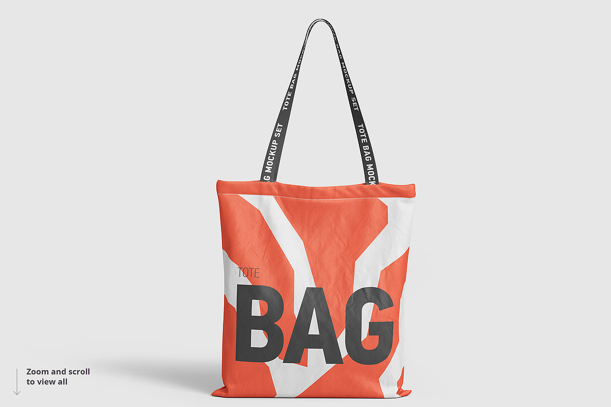 Tote Bag Mockup, a Household Mockup by WebAndCat (Photo 4 of 10)