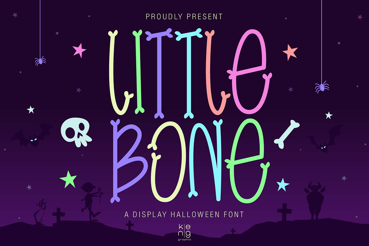 Little Bone Font, a Handwritten Font by KengGraphic (Photo 1 of 10)