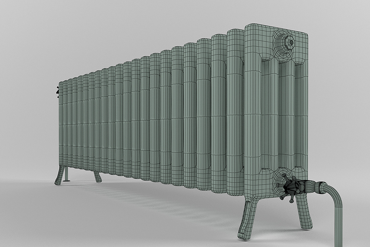 Charlston 41 heating radiator, an Object 3D Model by inDahouze (Photo 5 of 6)