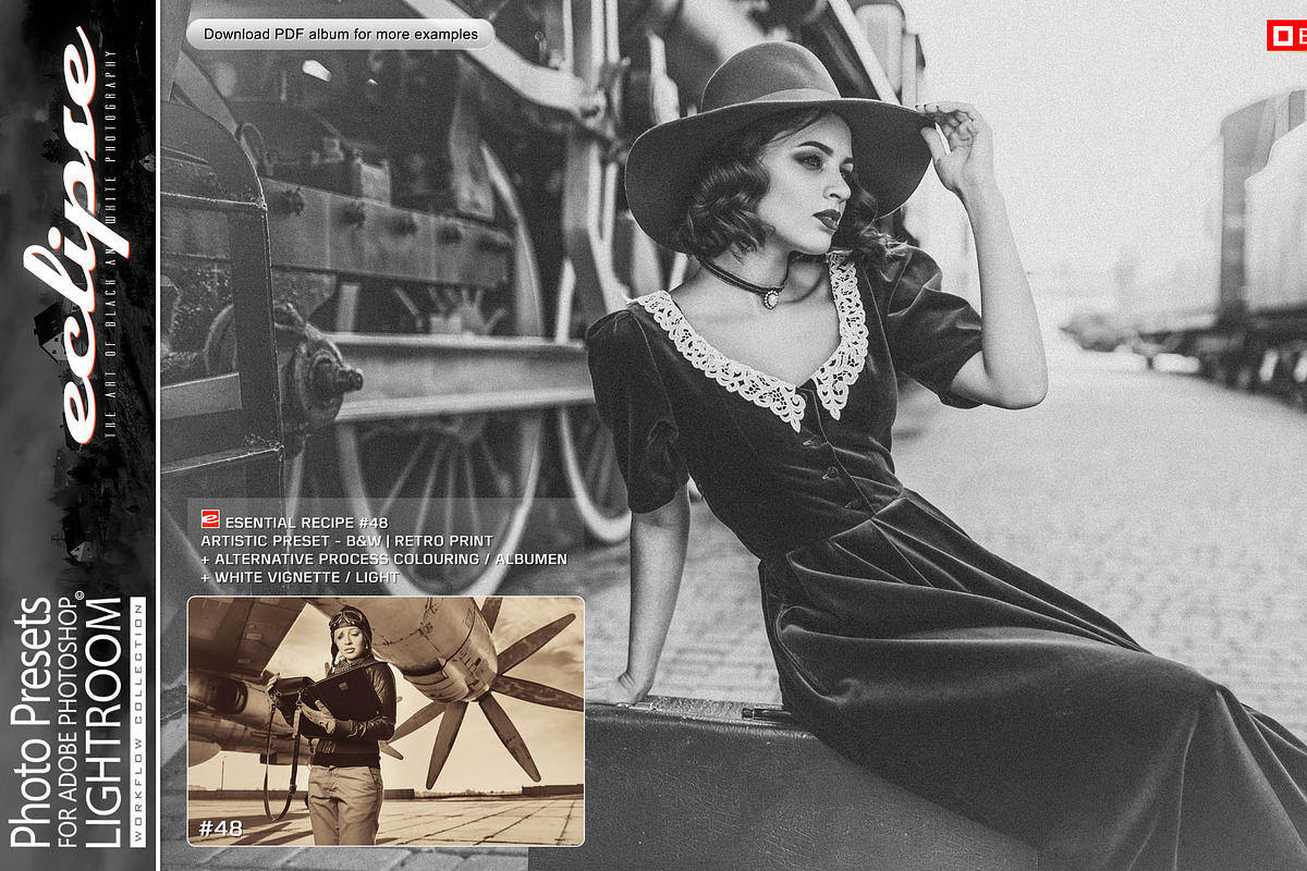 Presets for Lightroom / ECLIPSE B&W, an Action Add-On by Miracle_Design (Photo 14 of 22)
