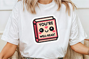 FunnyYoure Well Read Sticker, an Illustration by DreamCafeArt (Thumbnail 3 of 7)