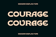 COURAGE DISPLAY FONT, a Font by INKSUN™ (Thumbnail 1 of 5)