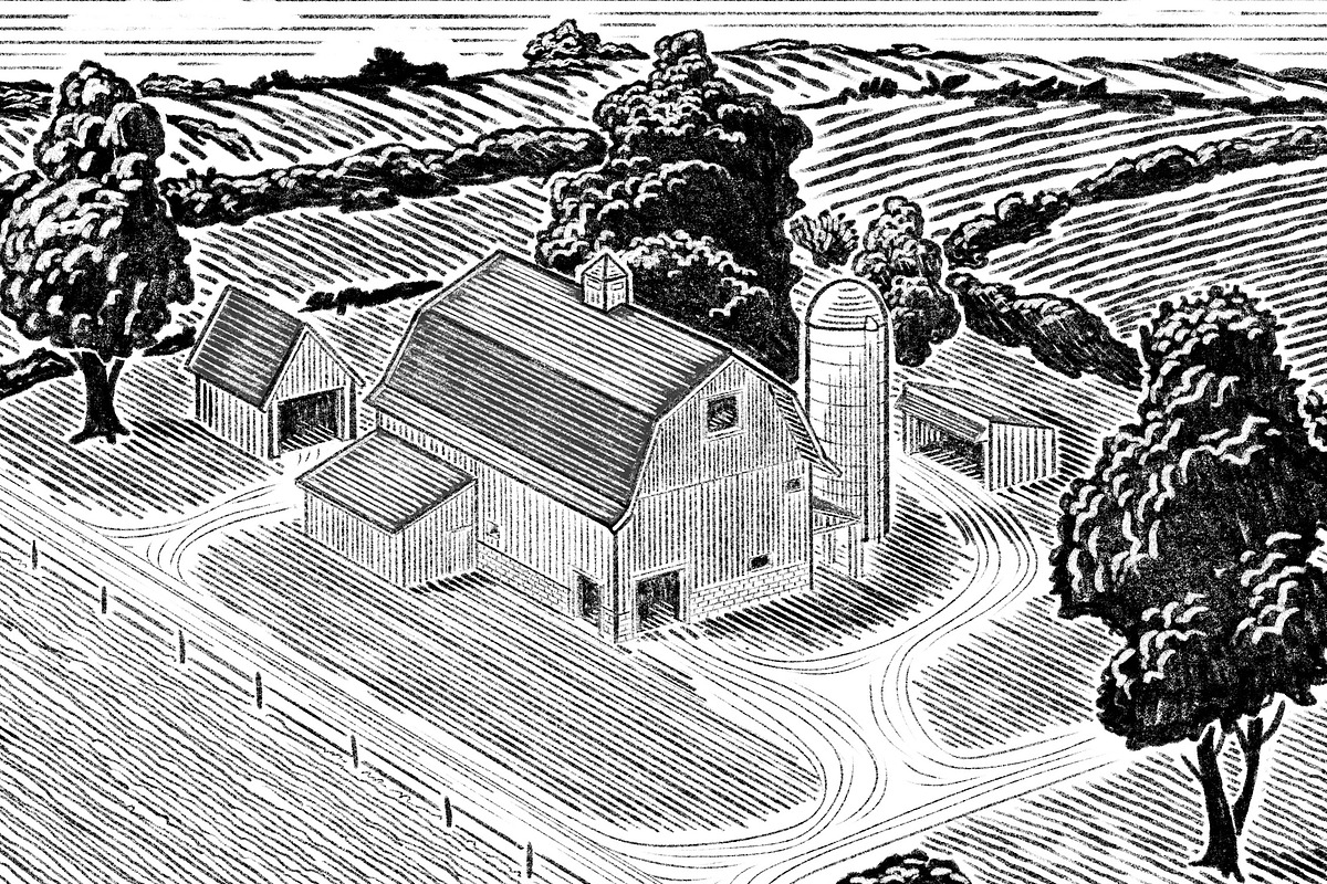 Hay Field and Barn, a Work Illustration by blue67sign (Photo 4 of 4)