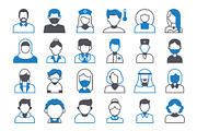 Modern Avatar Icons Pack, an Icon by Vector Portal (Thumbnail 4 of 5)