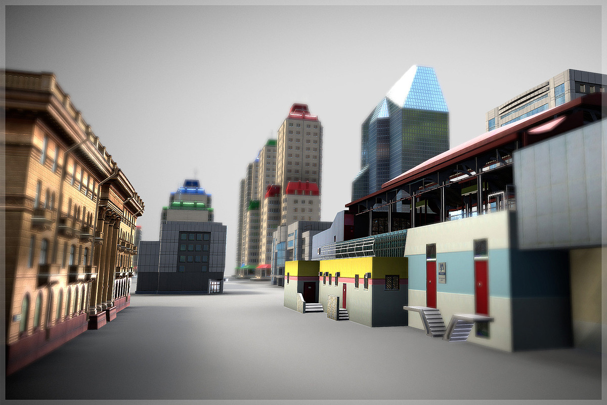Buildings Pack, an Architecture 3D Model by Beatheart Creative Studio (Photo 10 of 15)