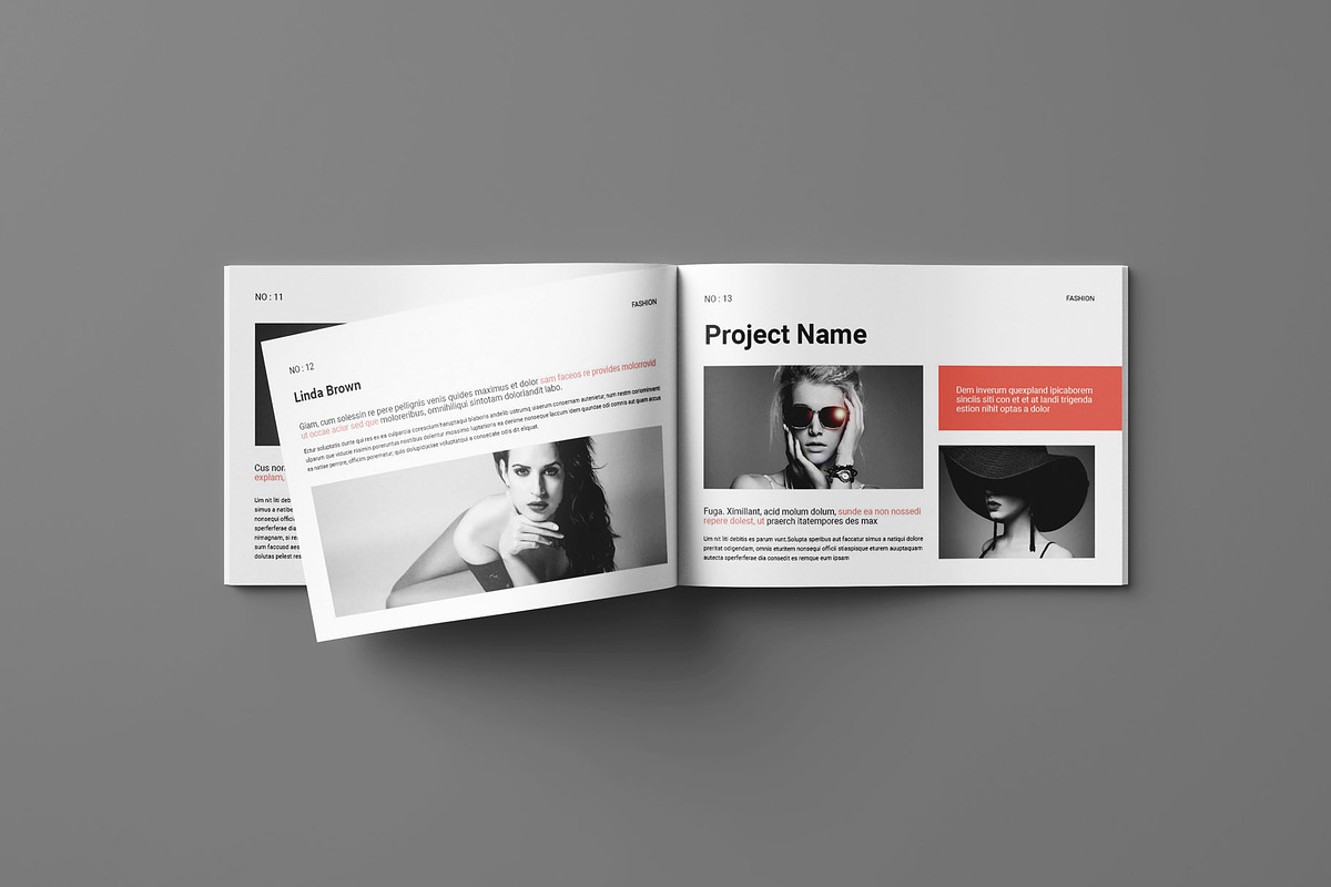 Design Portfolio Layout Landscape, a Magazine Template by Seeing-art (Photo 7 of 10)