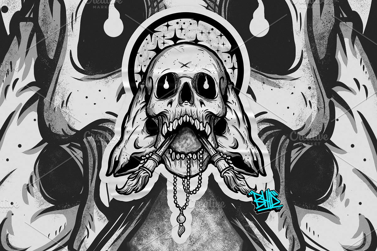 THREE SKULL, a Work Illustration by Behold creative supply (Photo 2 of 3)