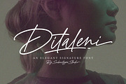 Ditaleni - An Elegant Signature Font, a Script Font by Subectype Studio (Thumbnail 1 of 9)