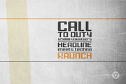 Krunch - Modular techno font, a Sans Serif Font by NimaType (Thumbnail 2 of 4)
