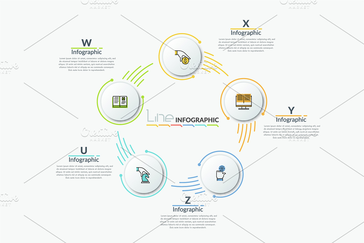 Line-X. Infographic Pack, a Presentation Template by Andrew Kras Design (Photo 12 of 23)
