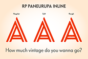 RP Paneuropa Inline - retro display, a Sans Serif Font by ROHH Type (Thumbnail 3 of 9)