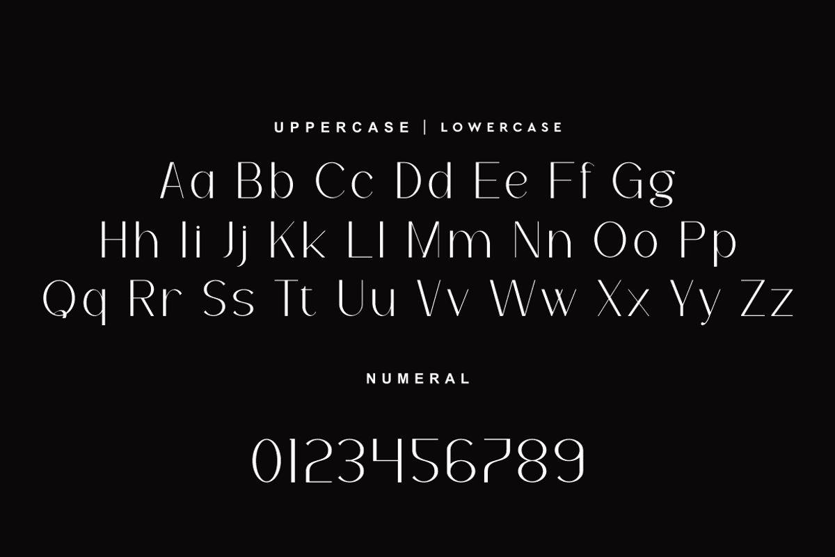 Gastye - Modern Aesthetic Font, a Sans Serif Font by QR Design Studio (Photo 6 of 12)