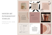 Modern Art Instagram Post Template, a Social Media Template by Brighten Made (Thumbnail 1 of 4)