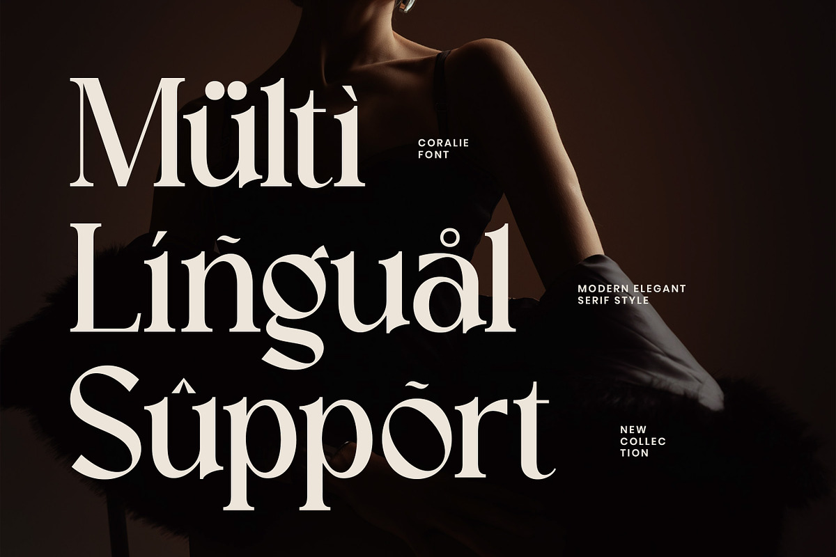 Coralie - Modern Elegant Serif Font, a Serif Font by Flawless And Co (Photo 10 of 10)