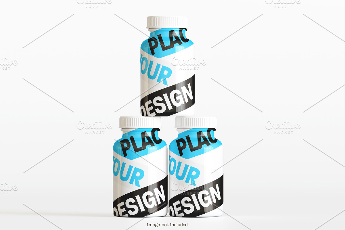 Pills Bottle Mockup Bundles, a Packaging Mockup by Ambo Ampeng (Photo 25 of 26)
