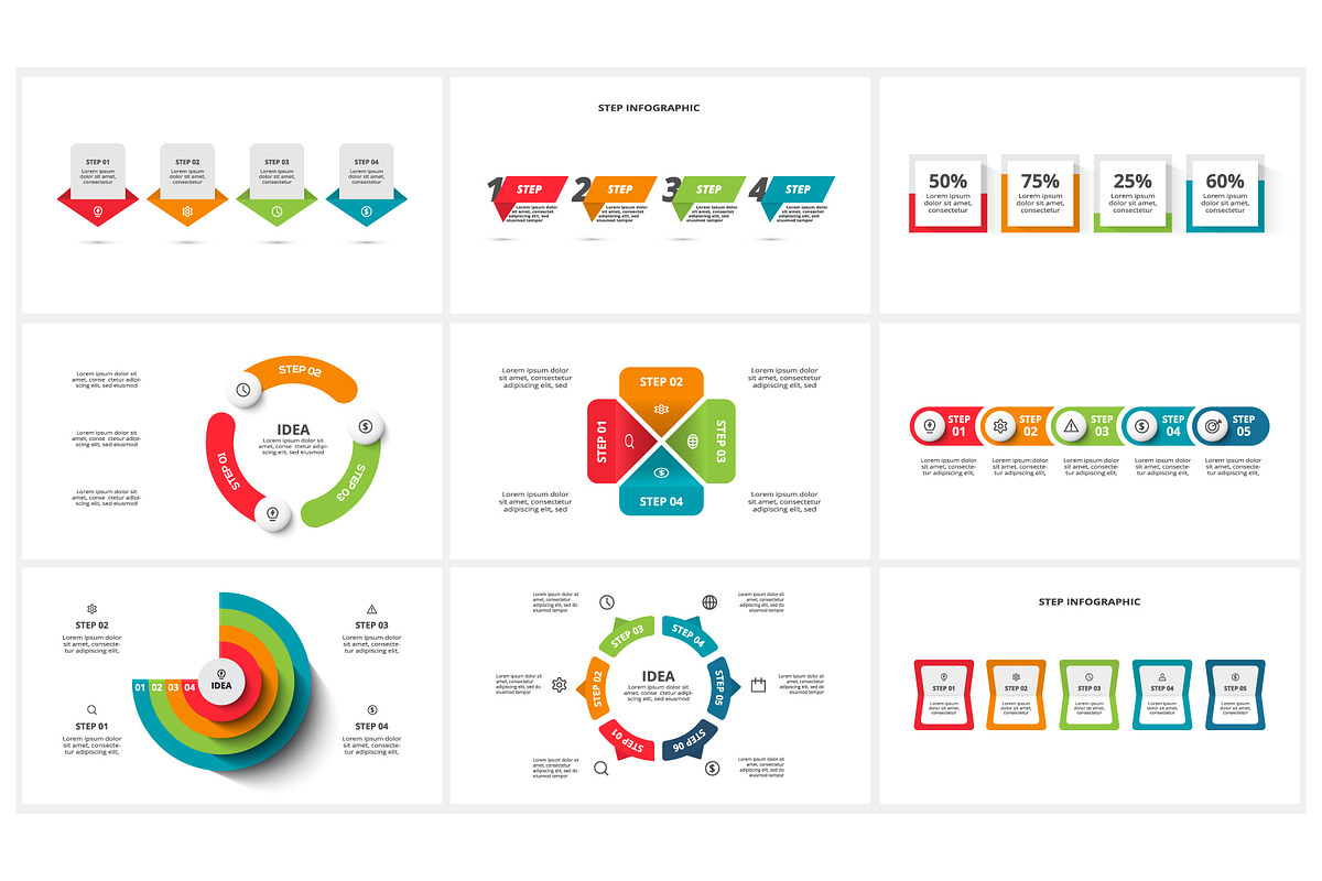 Step Presentation Canva Template, a Presentation Template by Infographics project (Photo 6 of 6)