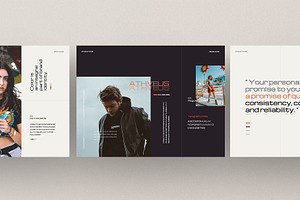 ATHVEUS - Powerpoint Brand Board