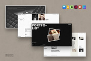 Minimal Portfolio Presentation, a Presentation Template by Olion Lora (Thumbnail 1 of 9)