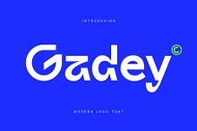 Gadey - Modern Logo Font