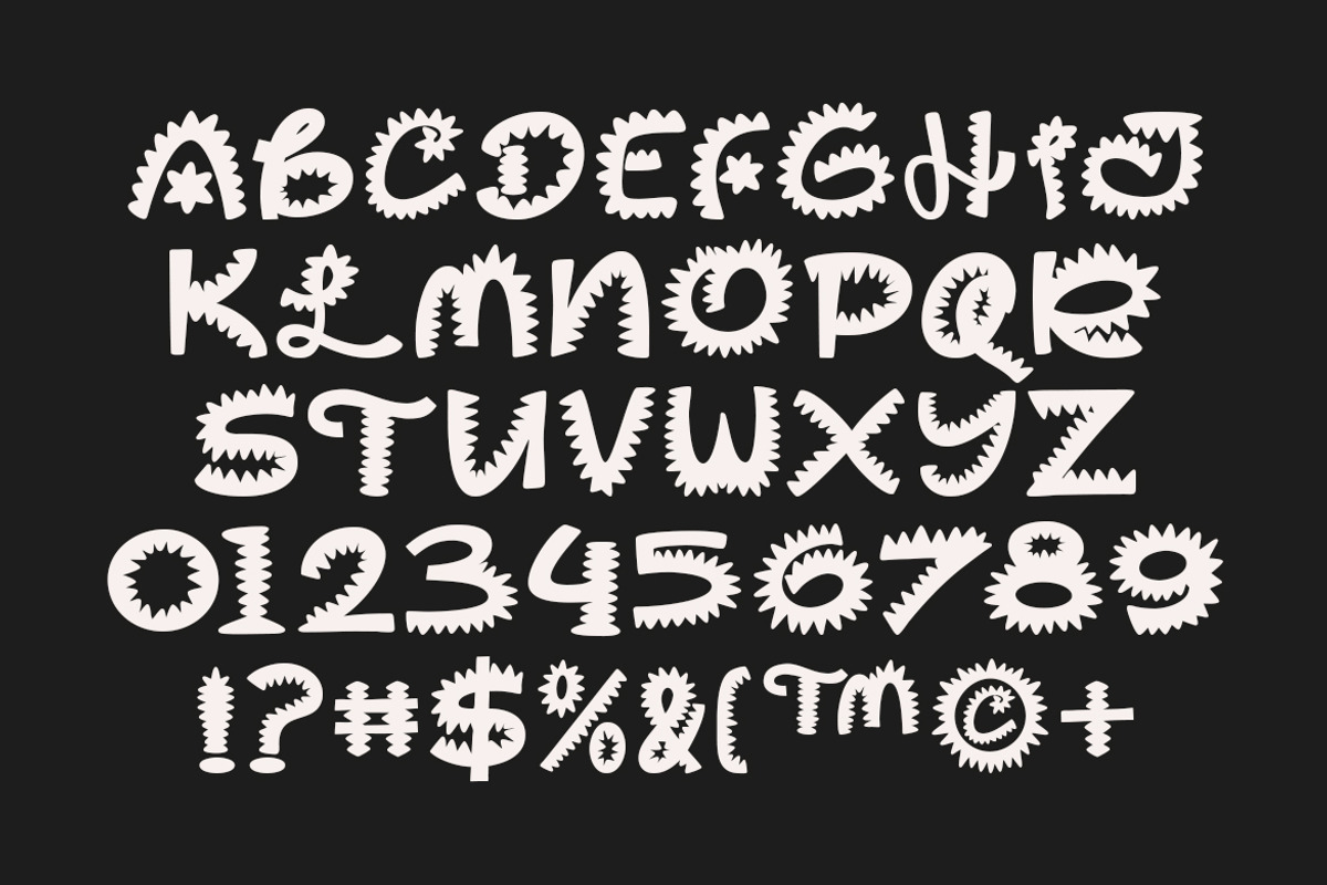 GF Dragua - Playful Display Font, a Handwritten Font by GroovyFontCo (Photo 8 of 8)