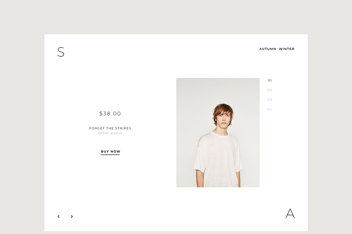 Minimal Fashion Store Web Template, an UI Kit Template by O N N O (Photo 7 of 7)