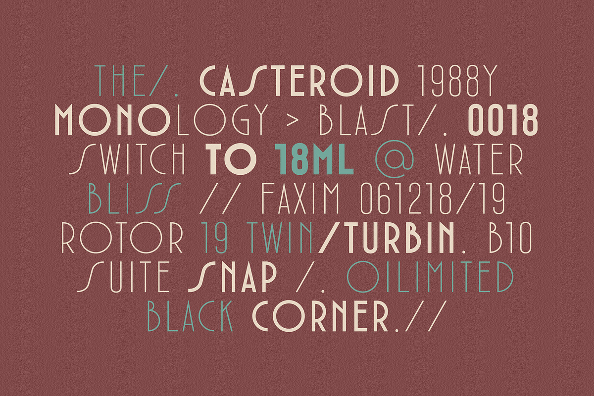 CROSSHORN, a Sans Serif Font by OWL KING (Photo 3 of 12)