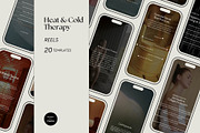 Contrast Therapy Instagram Templates, a Social Media Template by Terraa Studio Design (Thumbnail 1 of 7)