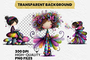 Whimsical Christmas Fairy Clipart, an Illustration by Dream Creation (Thumbnail 8 of 8)