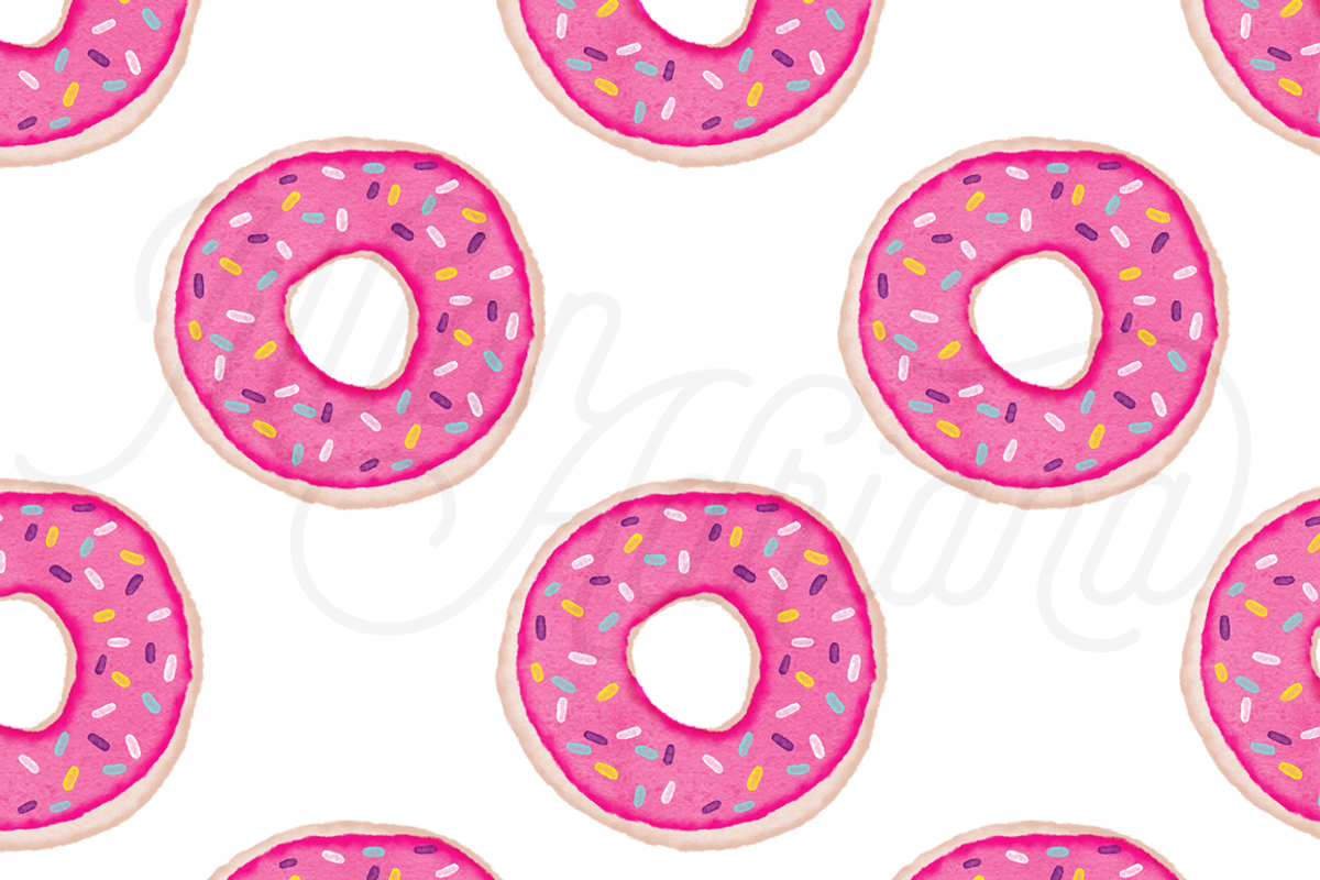 14 Summertime Watercolor Patterns, a Pattern Graphic by jillian.adriana (Photo 4 of 5)