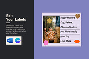 Selena Foil Pouch Labels, a Stationery Template by Mountain Folk Creative (Thumbnail 2 of 4)