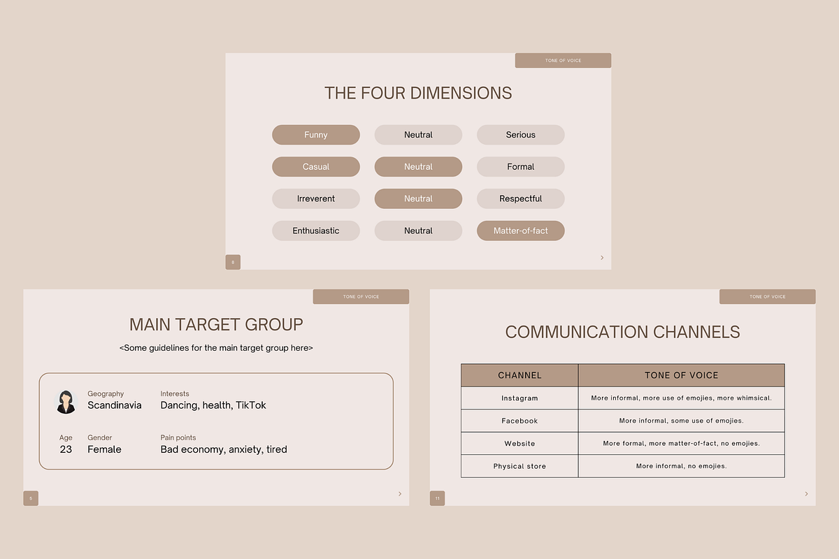 Tone of Voice Template, a Templates & Theme by Selma Christine (Photo 6 of 6)