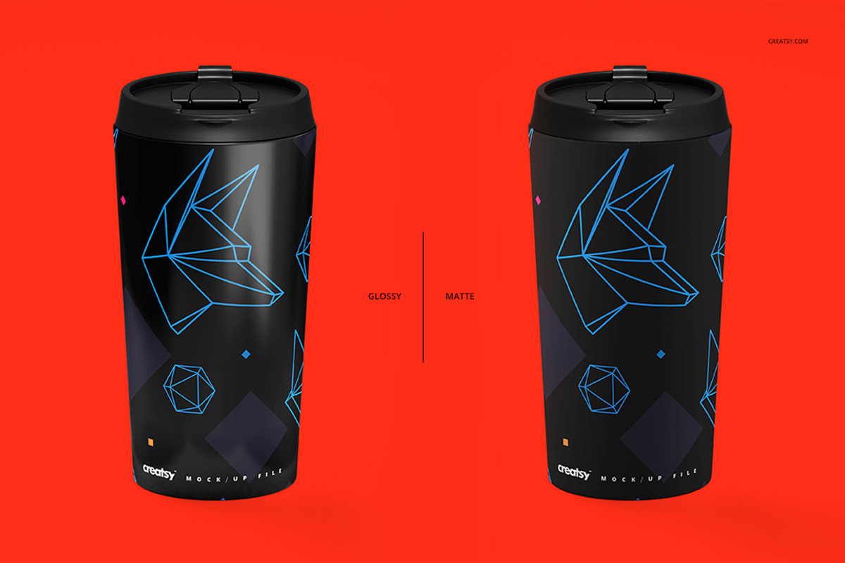 16oz Stainless Steel Tumbler Mockup, a Cups & Container Mockup by creatsy2 (Photo 7 of 11)