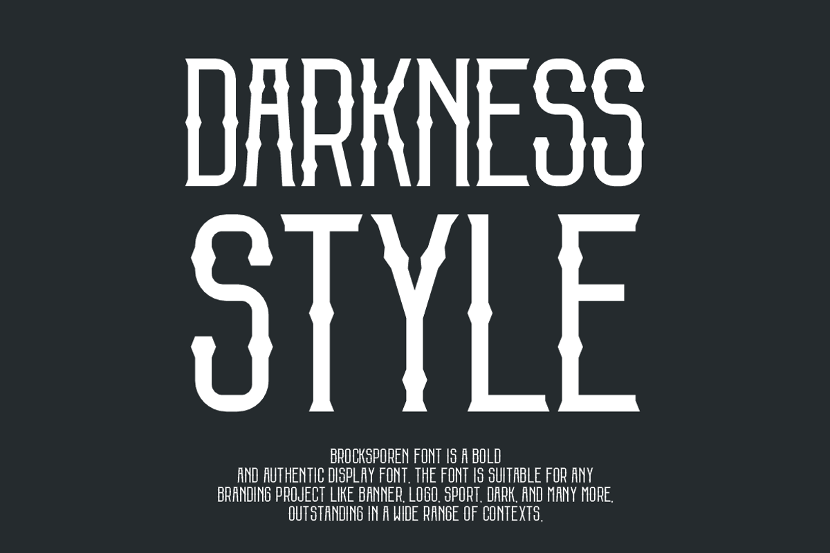 Brocksporen, a Serif Font by QR Design Studio (Photo 3 of 7)
